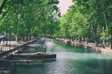Canal way Annecy, France 