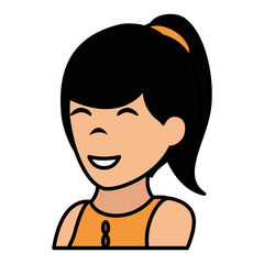 beautiful woman avatar character