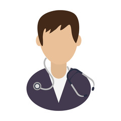 doctor avatar icon image vector illustration design 
