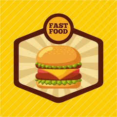 fast food restaurant menu brochure vector illustration