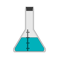 flask healthcare icon image vector illustration design 