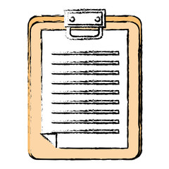 checklist clipboard isolated icon