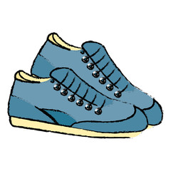 sport shoes isolated icon