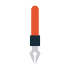 fountain pen icon image vector illustration design 