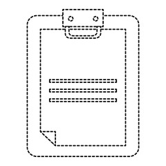 checklist clipboard isolated icon