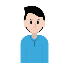 young happy man icon image vector illustration design 