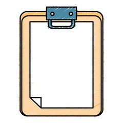 checklist clipboard isolated icon