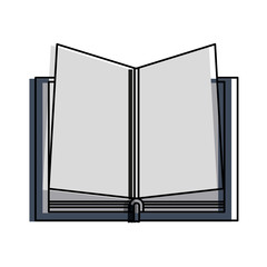 open book with blank pages  icon image vector illustration design 