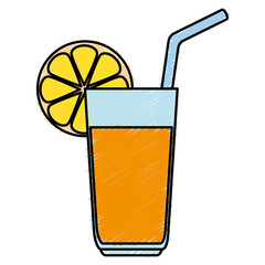 orange juice fruit icon