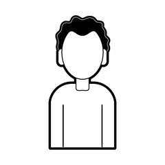 man avatar icon image vector illustration design 