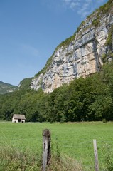 Mountainous scenery, Savoie departement, Auvergne-Rh&ocirc;ne-Alpes region in France