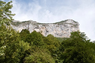 Mountainous scenery, Is&egrave;re department, Auvergne-Rh&ocirc;ne-Alpes region in France