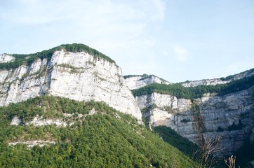 Mountainous scenery, Is&egrave;re department, Auvergne-Rh&ocirc;ne-Alpes region in France