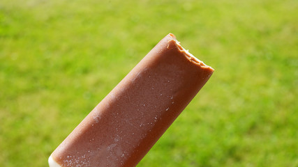 Icecream on summer background