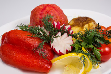 grilled vegetables
