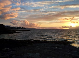 Sonnenuntergang am Meer