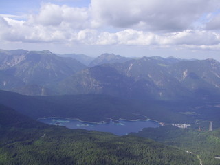Naklejka premium Aussicht auf den Eibsee