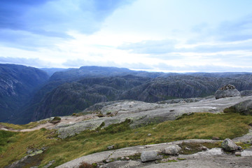 Fototapeta na wymiar Aussicht vom Berg