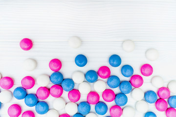 Colorful mint candies