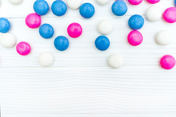 Colorful mint candies