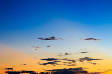 beautiful colorful sky and cloud in twilight time background