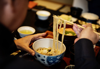 Soba noodle japanese food cuisine