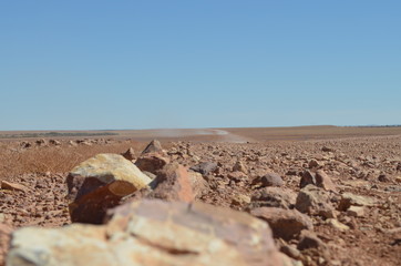 Desert landscape rocky