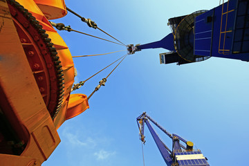 Fototapeta premium Port crane work