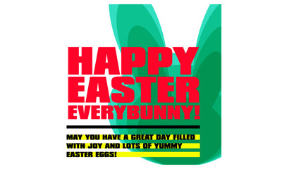 Happy Easter Concept Design Template