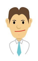 business man illustration (asian)