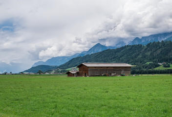 Fototapeta na wymiar The landscape of mountain in Tyrol, Austria