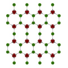 molecule, 3D illustration