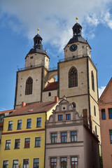 Fototapeta na wymiar Stadt- und Pfarrkirche St. Marien in Wittenberg