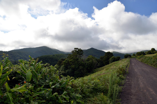Peak of Pico da Vara (azores)