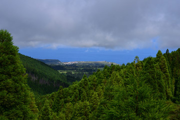 Obraz premium Peak of Pico da Vara (azores)