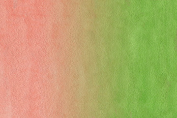 Abstract pink and green watercolor background