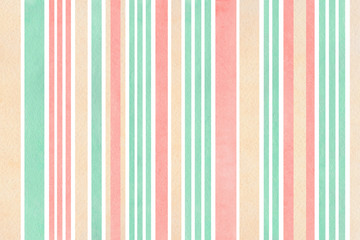 Obraz premium Watercolor striped background.