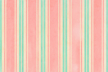 Obraz premium Watercolor striped background.