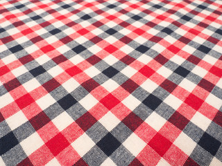 チェック柄の布