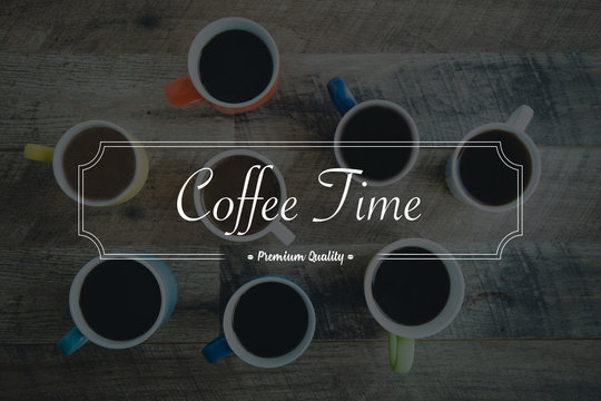 Fototapeta COFFEE TIME CONCEPT