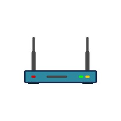 Fototapeta premium Wireless Ethernet modem router