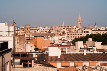 Fototapeta premium Palma de Mallorca view over the rooftops