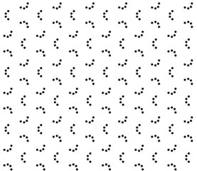 Geometric seamless black and white vector pattern. Abstract background