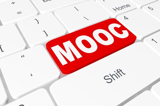 Button "MOOC" on 3D keyboard