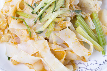 Liangpi, delicious food in summer, Chinese local snack.