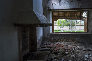 View of a abandoned house