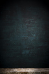 background of barrel and worn old table of wood.