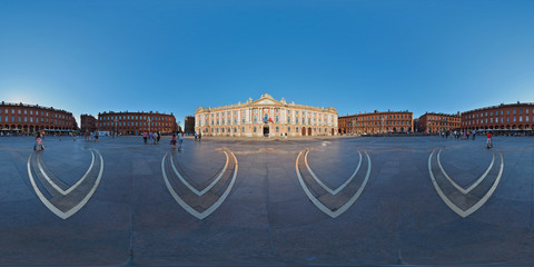Toulouse place du Capitole, Occitanie, Haute-Garonne, France