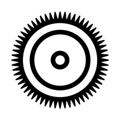 Abstract Retro Cog Wheel Design