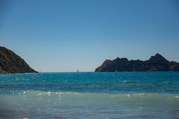 Fototapeta na wymiar Ibiza playa d'hort